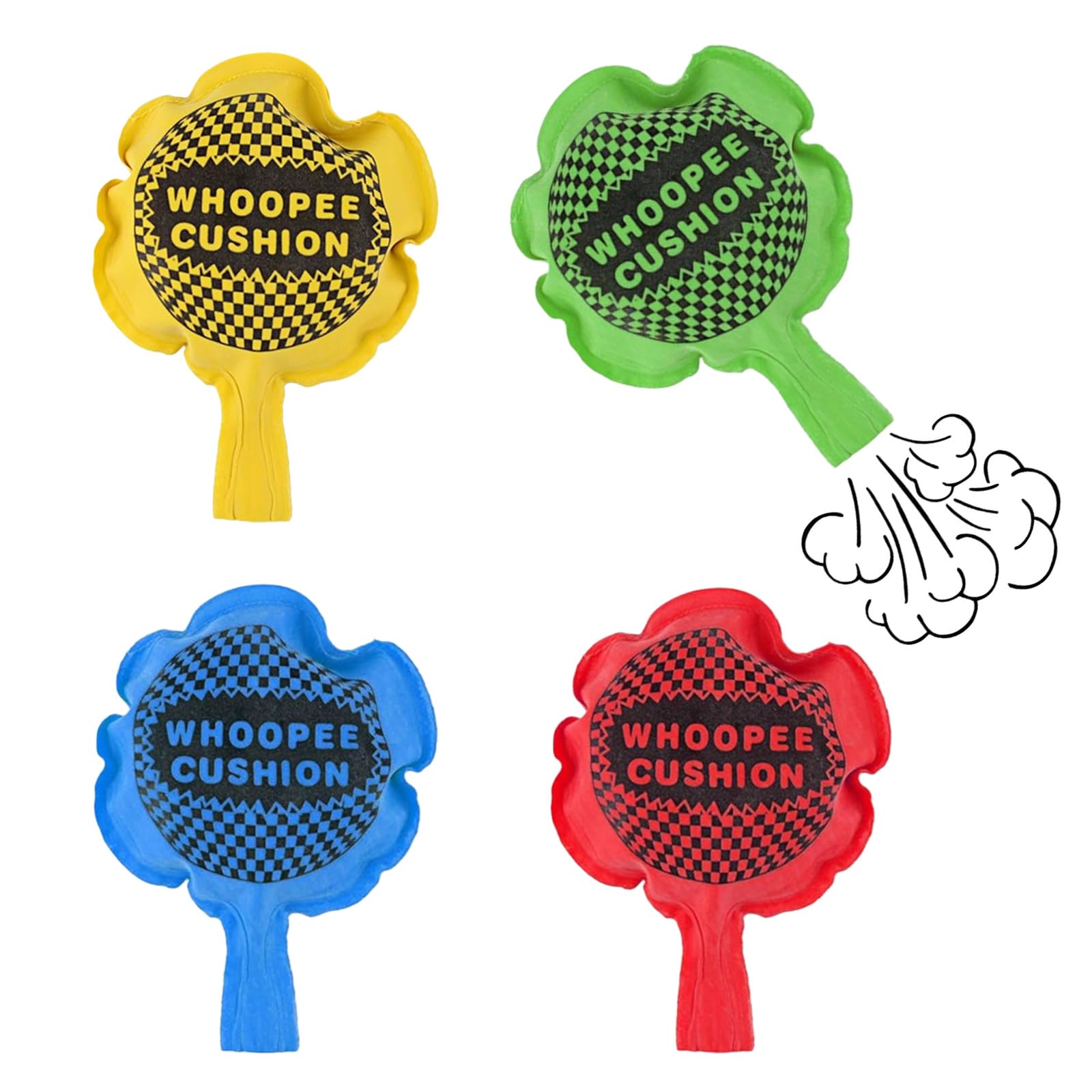 4 Pcs Whoopee Cushion Fart Cushion Bundle