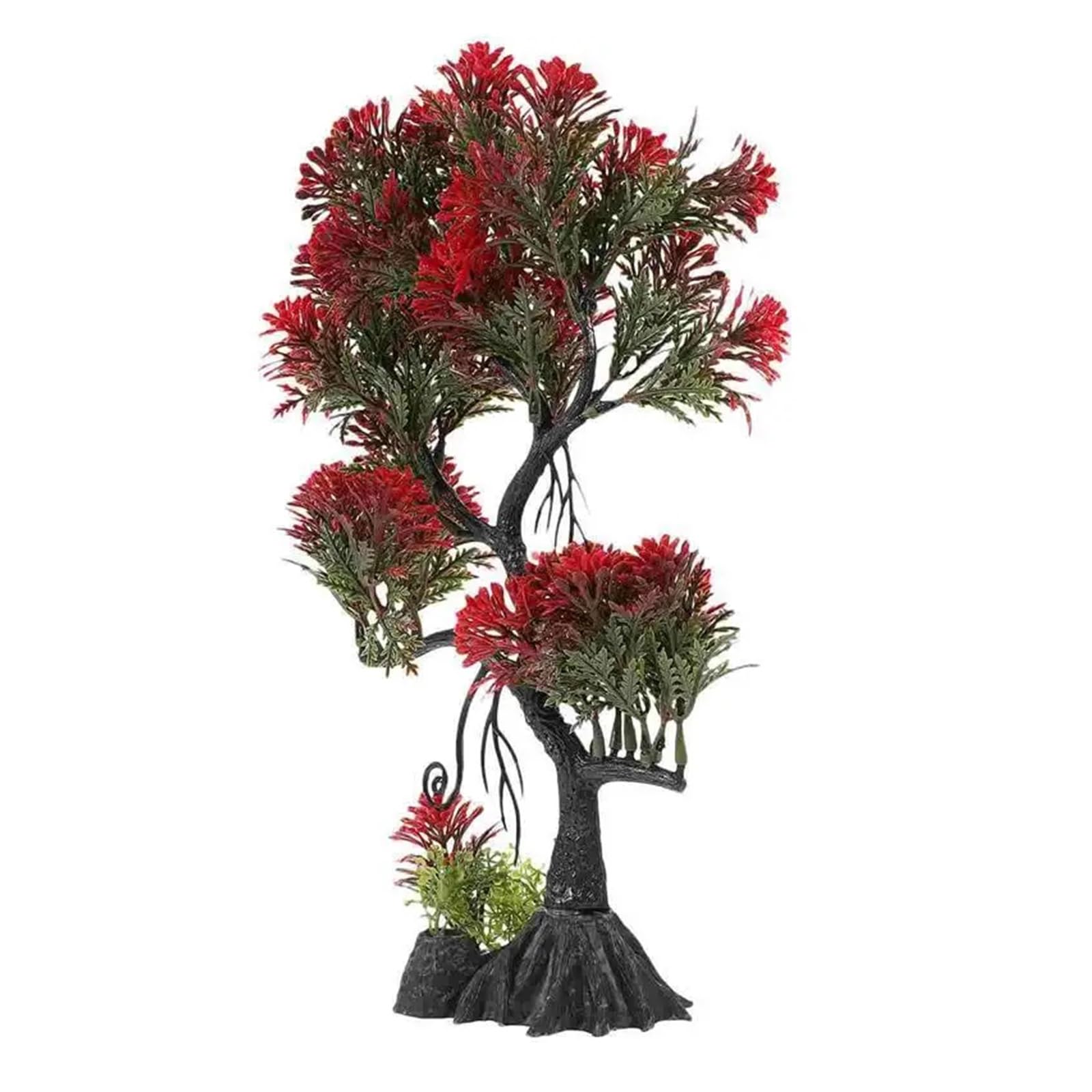 JTKSSCS Aquarium Plants Aquarium Artificial Tree Fish Tank Decoration Plastic Model Landscaping Naments Pet Products Aquatic Plants(Color 03)