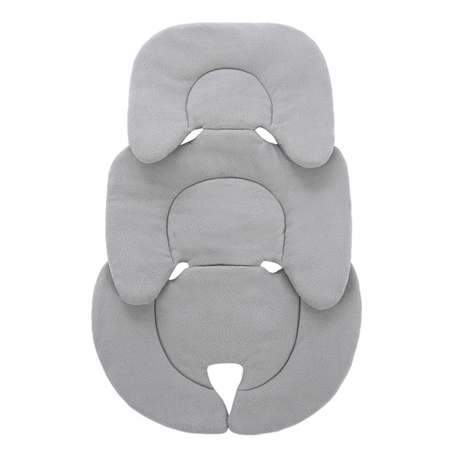 Almohadillas de Asiento Alfombrilla para Carrito Alfombrilla Gruesa para Cochecito de Bebé Alfombrilla Universal para Cochecito de Bebé Alfombrilla, Gris