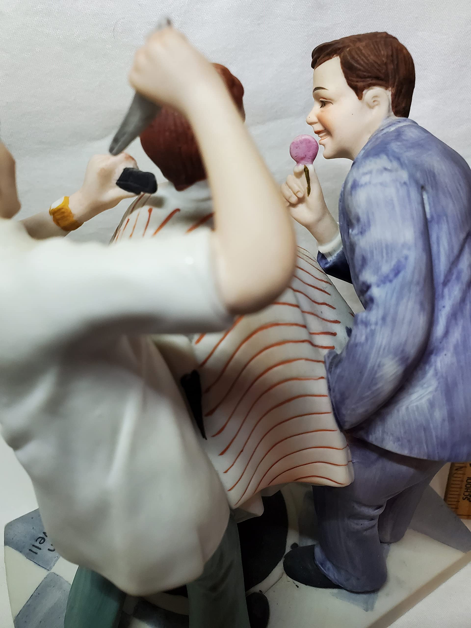 Amazon.co.jp: ノーマン・ロックウェル はじめての散髪 KNR010 JAN