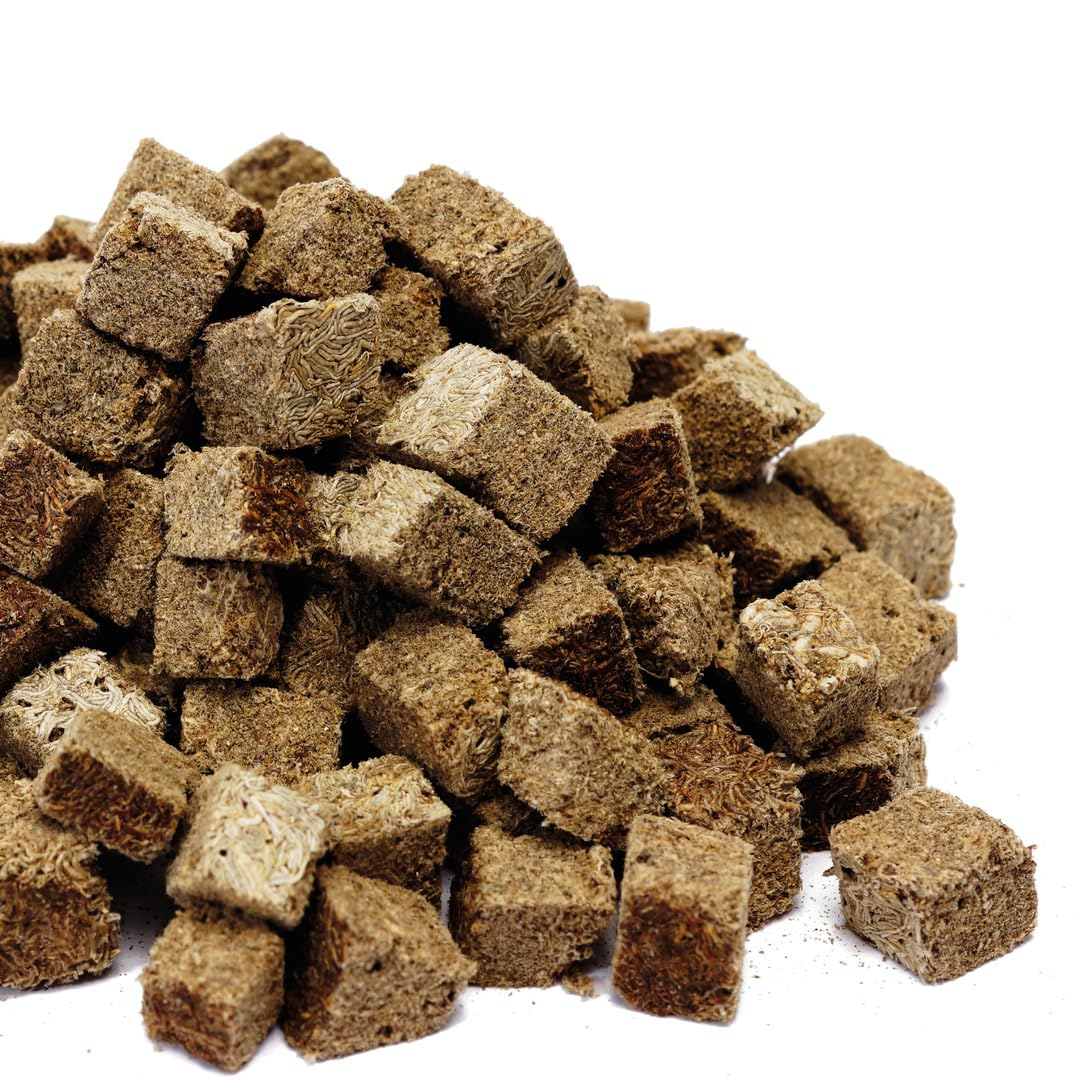 Cubos de Tubifex algova® Alimento para Peces liofilizados Alimento para Tortugas (10L = 1300g)
