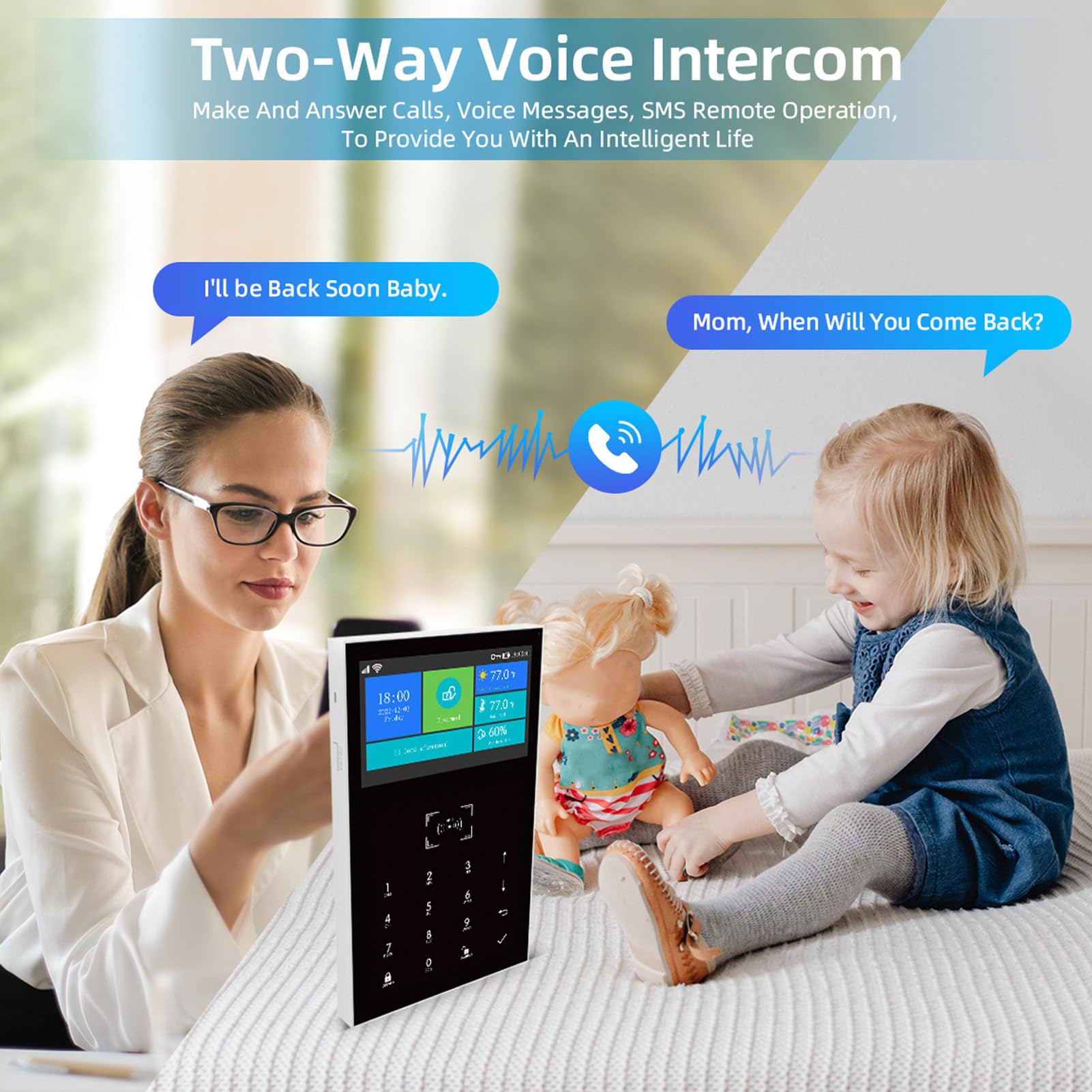 EJ.life sonnette de maison intelligente Caméra de sonnette vidéo sans