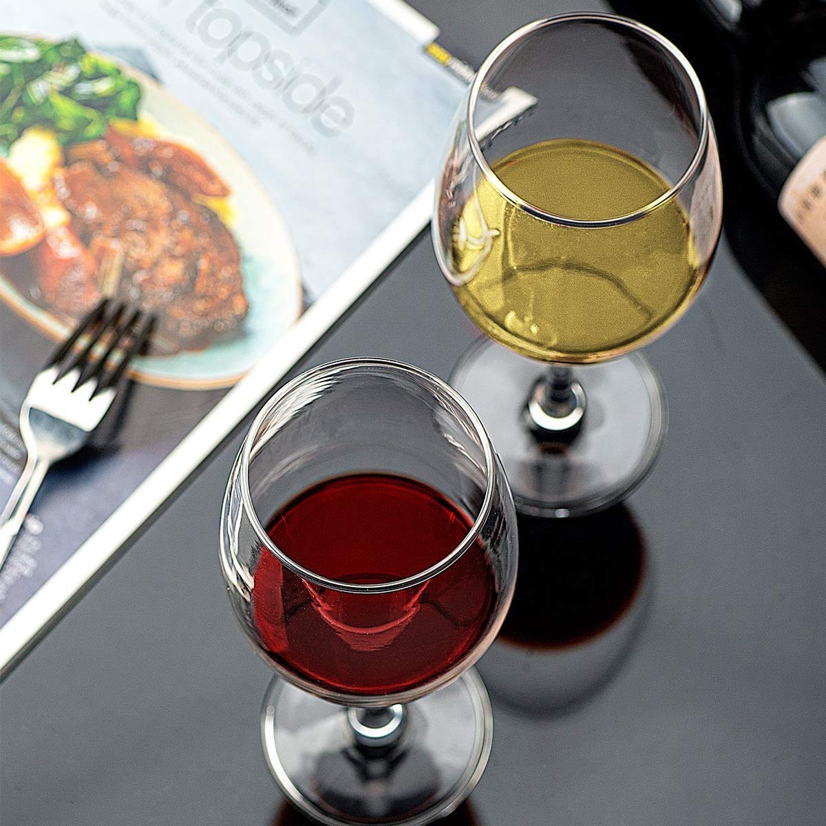 Red Or White Wine Glass, 310 ML, Set of 2, High Qaulity Universal Mug for Liquor, Scotch, Bourbon, Whiskey, Suitable for Home Bars, Pubs, Parties & Adds a Luxurious Touch to Every Table Setting 2