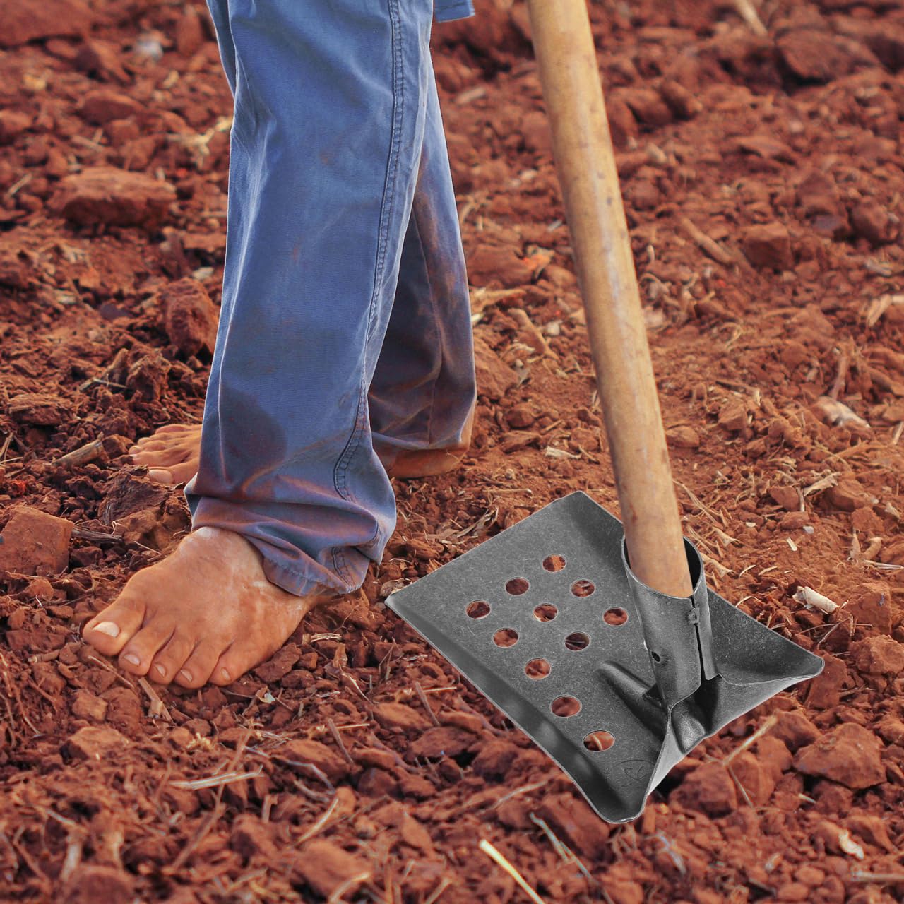 Pala para Tamizar Alcantarilla De Metal 9.44X5.90X5.51In Pala MultifuncióN para Limpieza De Lodos Y Barro En JardíN Y Tuberías De Drenaje