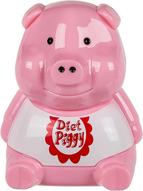 Mens Gents Him - Number 1A Gentle Reminder - Diet Piggy For Your Fridge With Light Sensor & Sound - Perfect for Secret Santa Stocking Fillers Xmas Christmas Birthday Novelty Gift Present Idea
