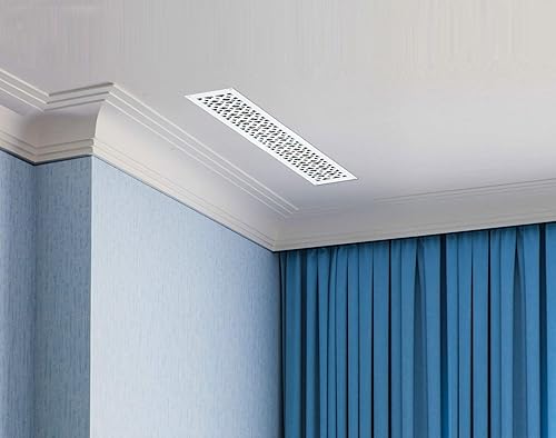 Miniatura 3 de Prima Decorative - Parrilla de retorno de aire de aluminio fundido de 4 x 30 pulgadas (negro)