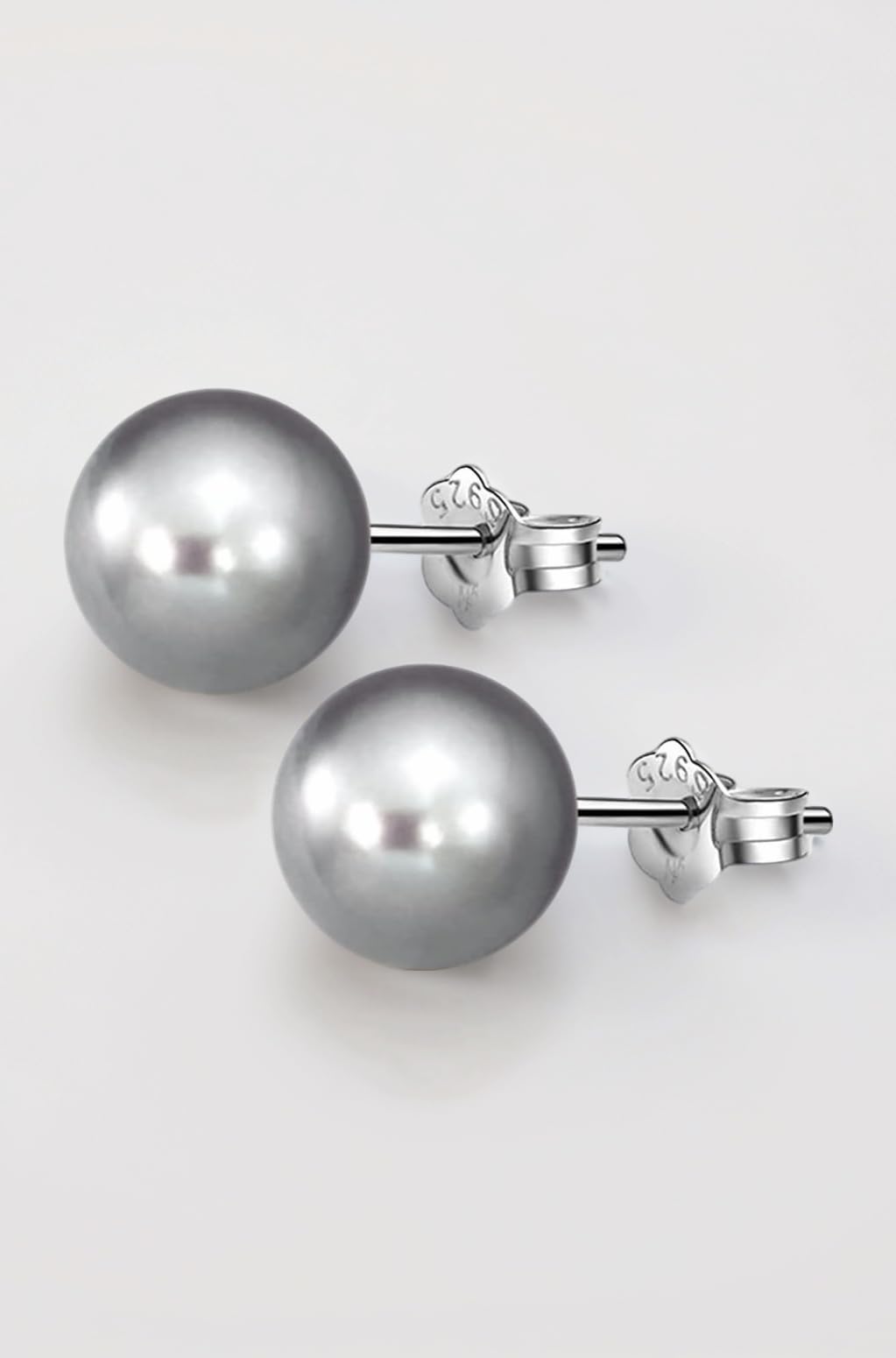 925 Silver Classic Pearl Earrings for Women | 92.5 Sterling Silver & Brilliant Lustre Pearls | Lovely Gift for Women