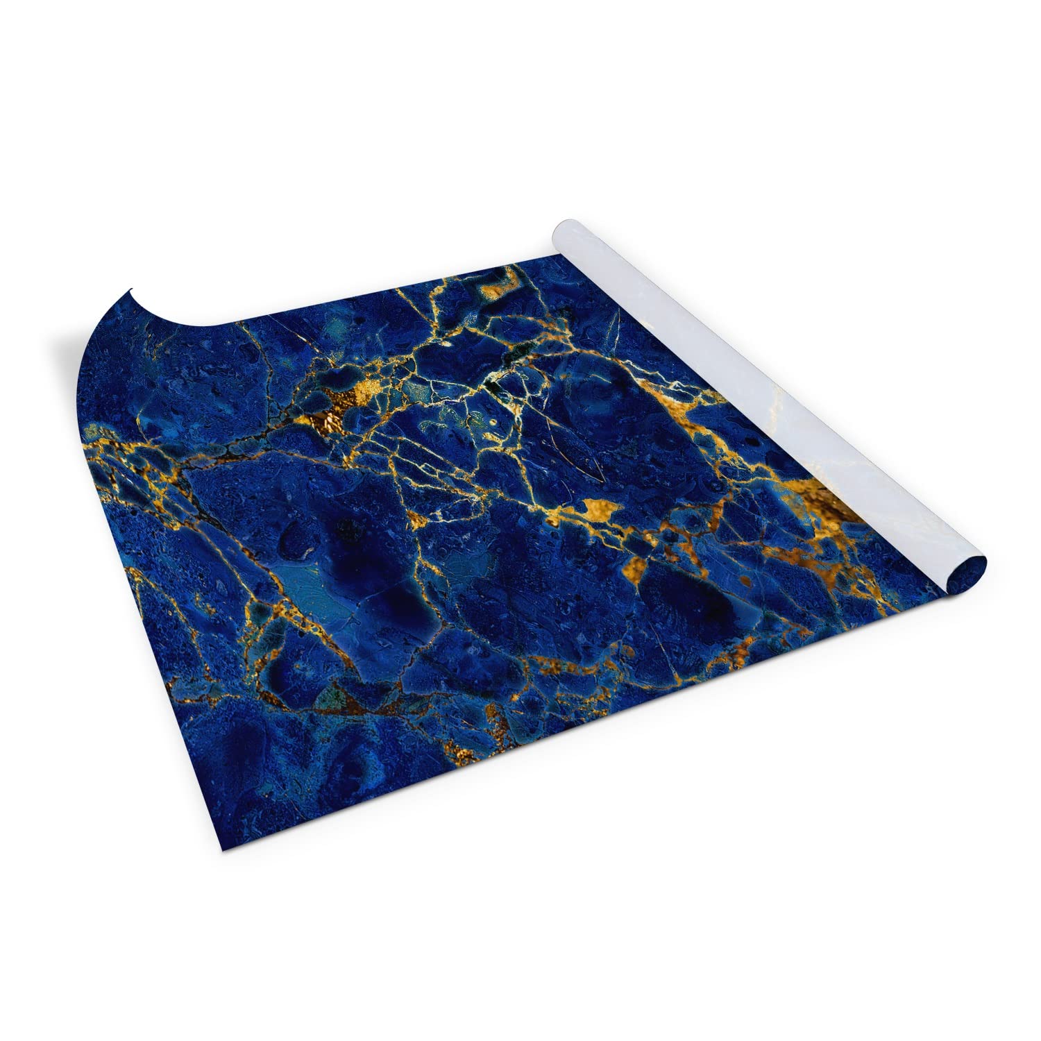 Chapa para muebles efecto mármol azul dale un toque nórdico a tu cómoda del dormitorio
