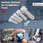 250pcs M1.6 Socket Head Cap Screws Bolts Nuts Assortment Kit - [M1.6x4/5/6/8/10/12mm] 304 Stainless Steel Allen Socket Drive for 3D Printer