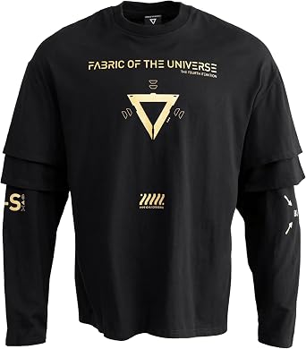 Fabric of the Universe Cyberpunk Techwear 10oz Heavyweight Premium Cotton Long Sleeve T-Shirt