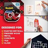 Scotch-Mount Removable Poster Tape, 3/4" x 150" (12.5 ft), Clear, Comes with Convenient Dispenser, Double-Sided Adhesive Bonds on Contact, Mounts Posters, Photos, Cards & Other Items (109S) – view 4