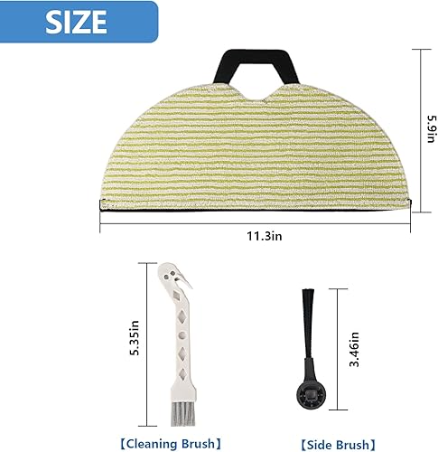 Miniatura 3 de Paquete de 6 almohadillas de repuesto para robot RV2001WD compatibles con Shark RV2001WD RV2002WD AV2001WD RV2000WD RV2000WD Robot Aspirador,