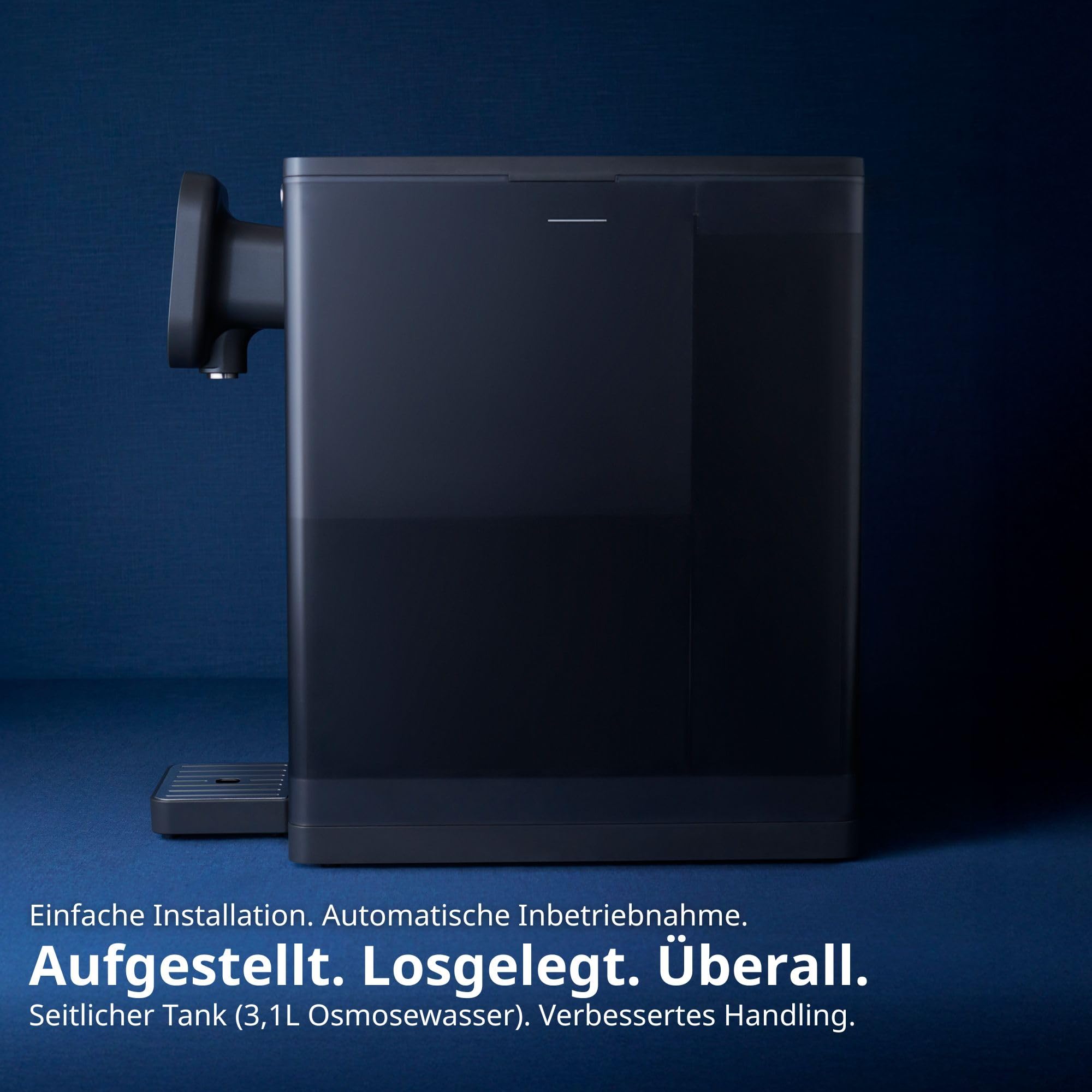 OsmoFresh Fusion Air Auftisch Osmoseanlage Heißwasserspender 3-Fach UV-C LED TÜV zertifiziert