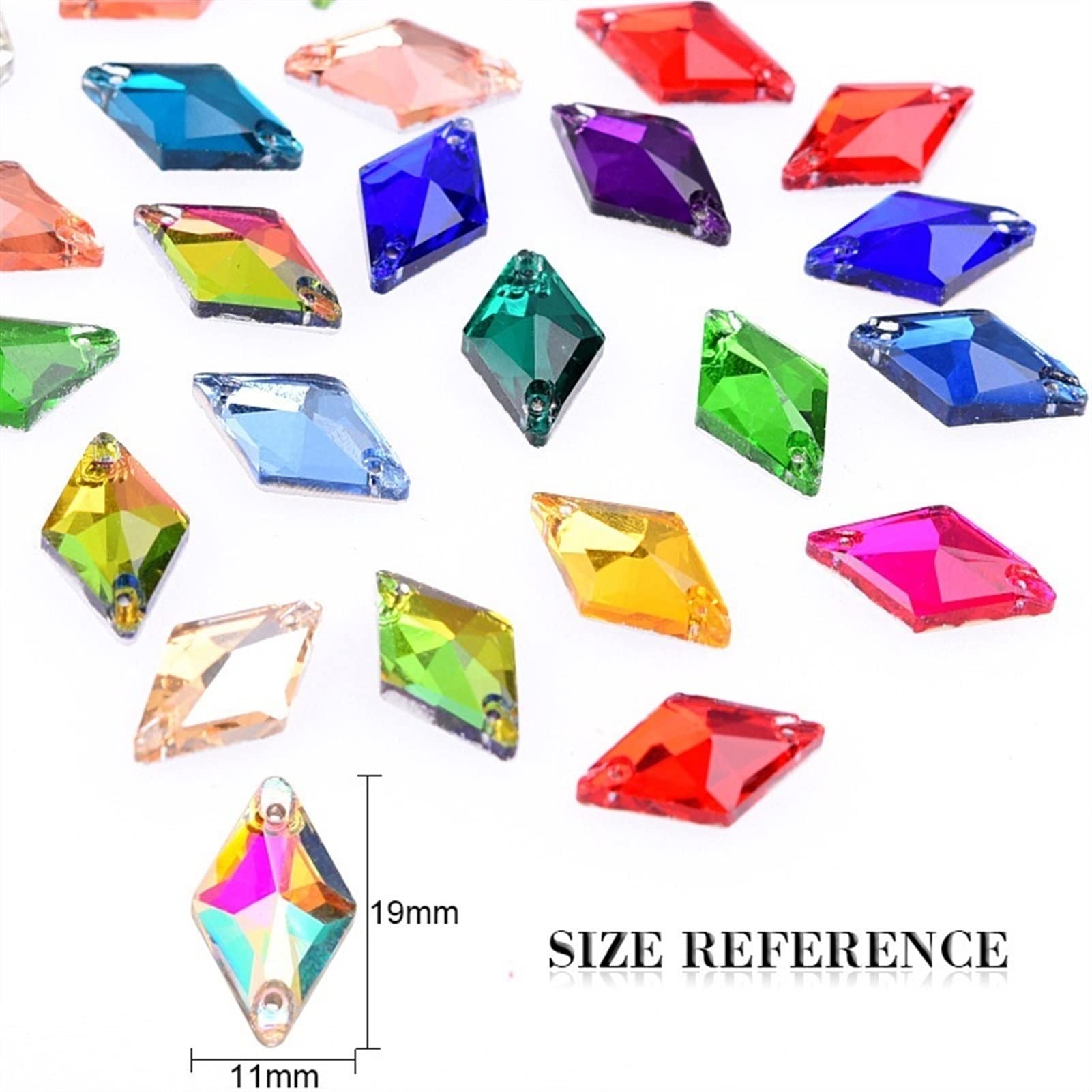 Acquista 20 Strass In Vetro Con Gocce D'acqua Per Applicazioni Fai Da Te Da Cucire Su Accessori Di Abbigliamento 10*14 Mm In Italia A Partire Da 1.4 - Foto 10