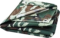 Vista 6 de F&J Outdoors Lona de lona resistente al agua, resistente a los rayos UV, 10 onzas, cubierta de lona resistente para automóvil, barco, camping, leña