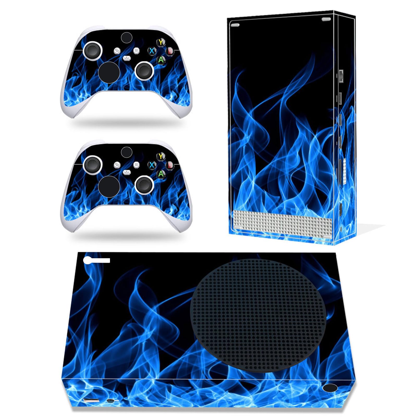 Skin for Console Compatible with Xbox Series S (Blue)