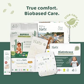 Eco By Naty Nursing Pads Nipple Pads For Breastfeeding Mothers, Pregnancy And Postpartum, Made From Plant-Based Materials (30 Pads)