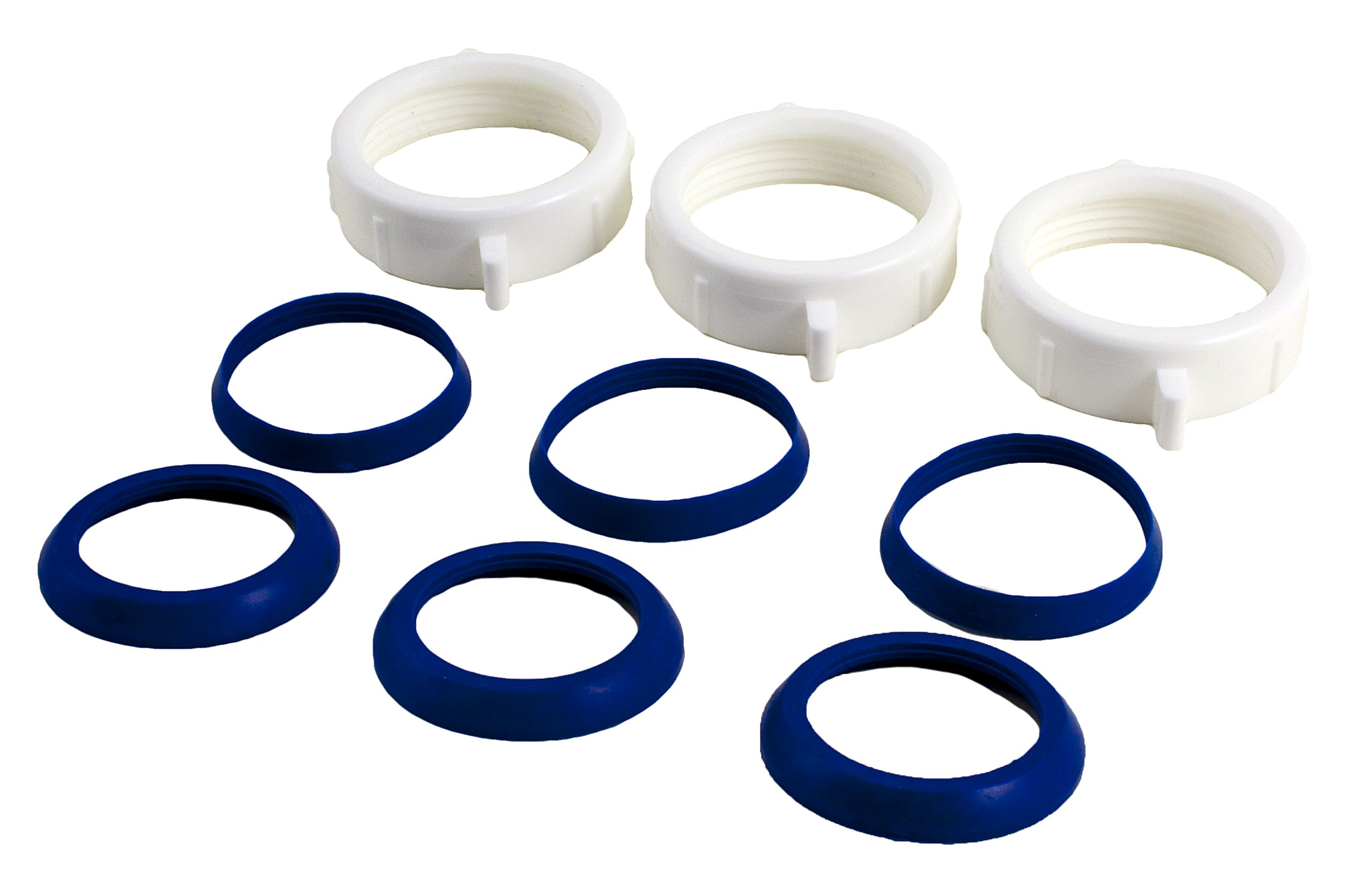 Photo 1 of 1½" PVC Slipnut w/1½"x1½" & 1½"x1¼" Slipwashers (Set of 3)