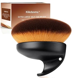 Extra Large Body Make Up Brush for Self Tanner & Body Makeup, Soft Dense Bronzer Brush for Legs, Back & Face, Wet Dry Foundation Applicator with Ergonomic Handle - Amazon product rated Grade A
