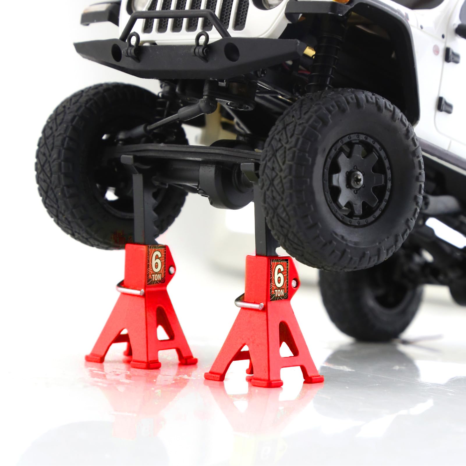 4x RC Jack Stand - Höhenverstellbare Ständer Für RC Crawler