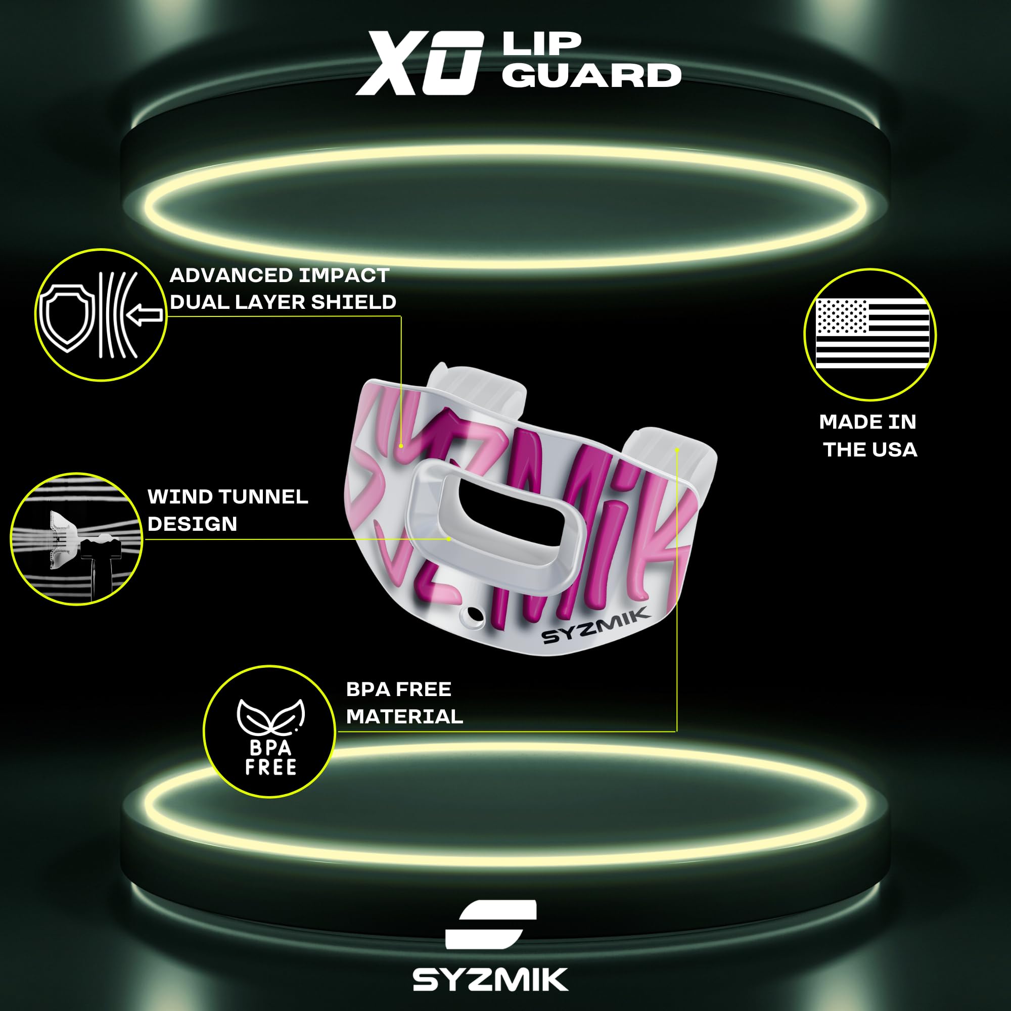 Protector bucal - X0 - Etiqueta rosa - Talla única