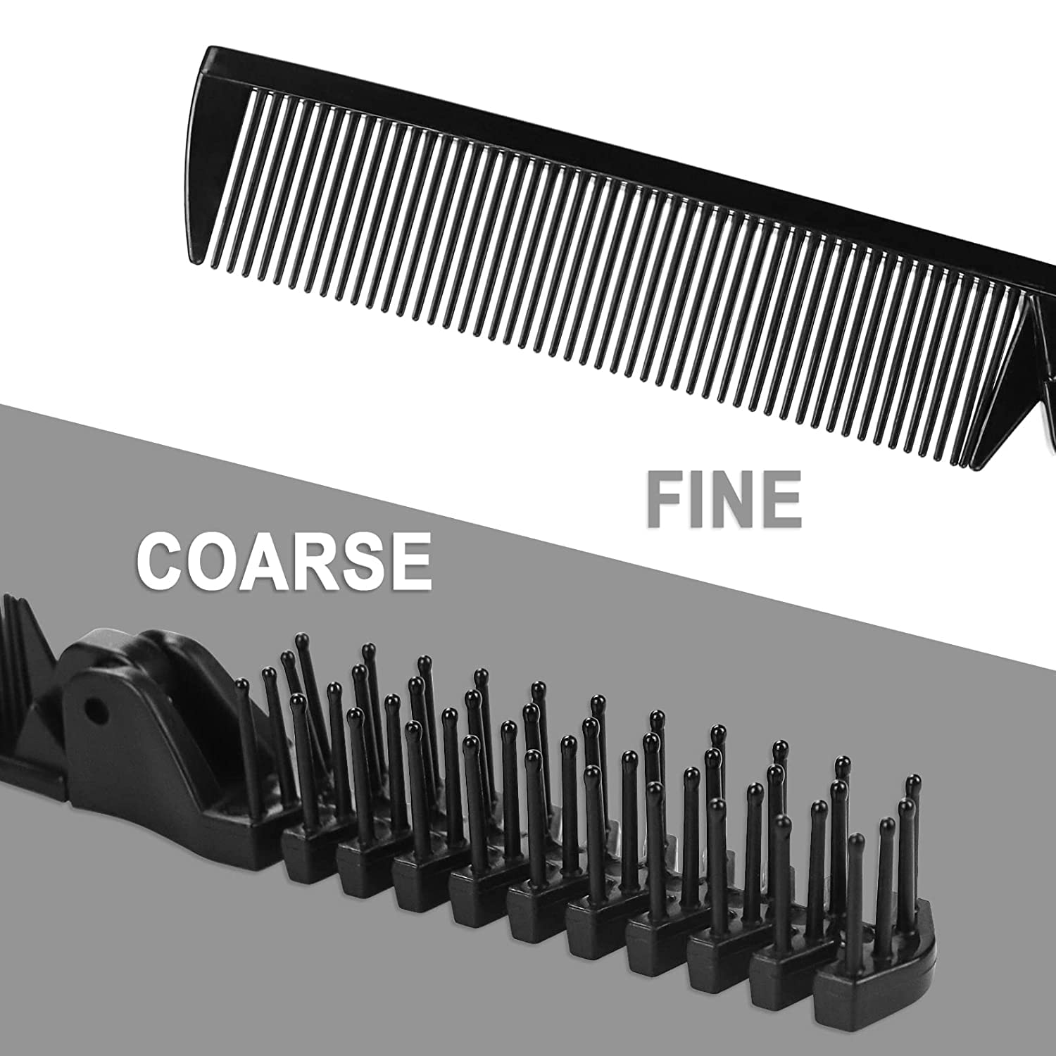 Confezione da 100 pettini per capelli portatili da viaggio, pieghevoli, massaggianti, avvolti indidualmente, antistatici, per acconciature, neri e pieghevoli, strumenti per parrucchieri