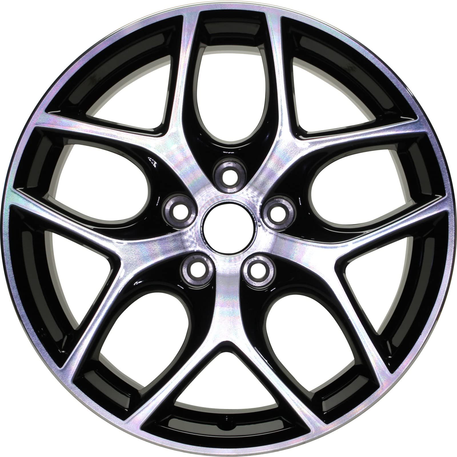 Generic 17 Inch Machined Black Alloy Rim
