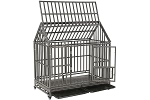 Smonter Heavy Duty Strong Metal Dog Cage