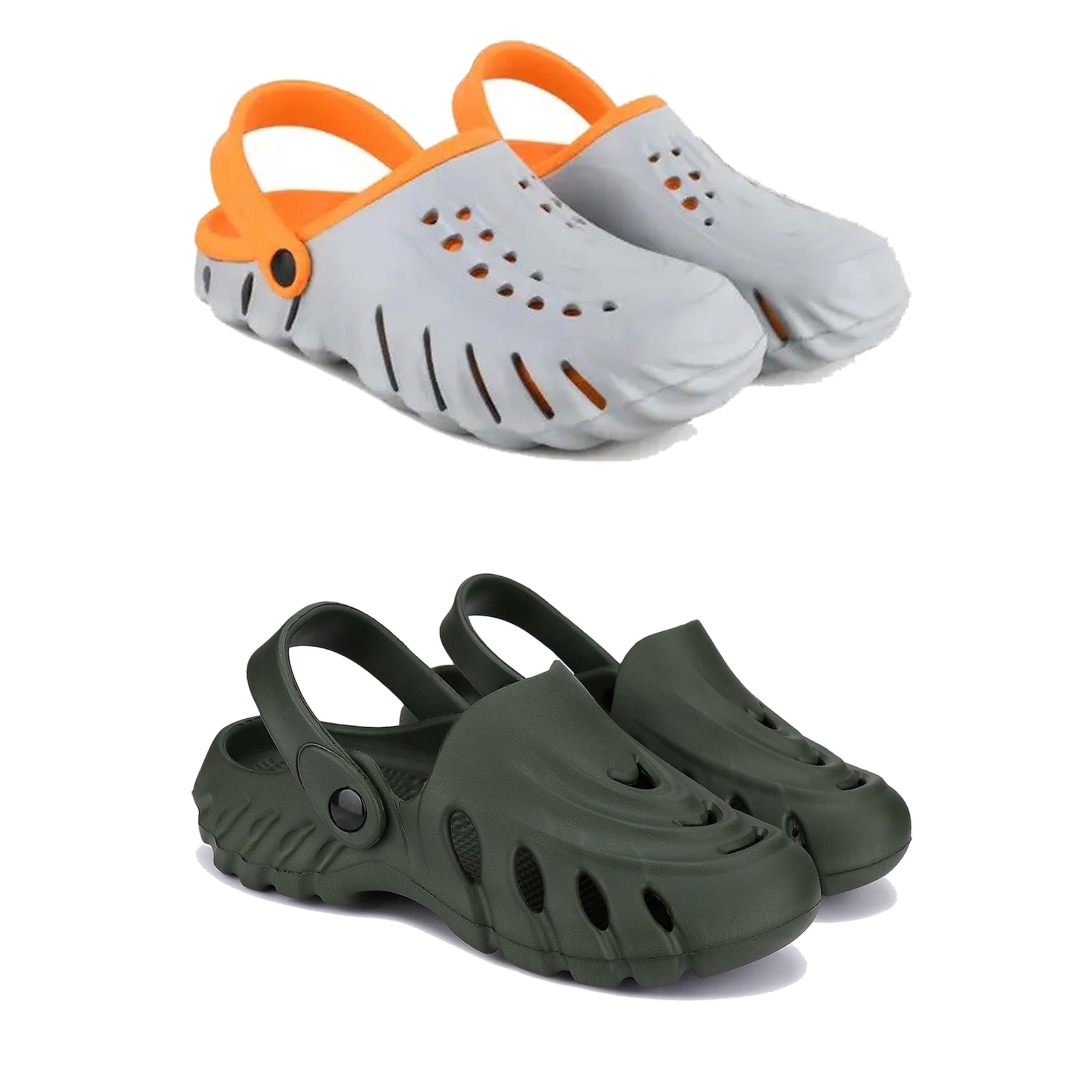Men's Sandals Clogs | Lightweight Wear| Stylish & Easy to Wear For Men's GRP-SAN-(2-COMBO)-3150-3137