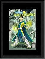 Vista 35 de Marco de cómic negro mate Para cómics publicados entre 1986 y el día actual (marco de madera maciza de cómic de la Edad Dorada), hecho