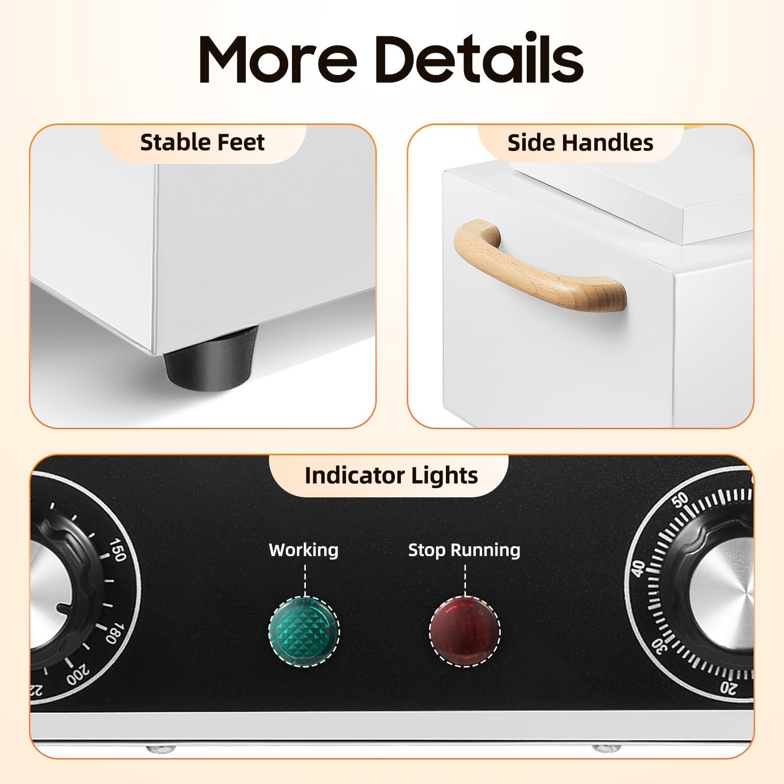 Sterilizzatore professionale ad aria calda, 300 W, scatola di sterilizzazione per salone di unghie, cura dei piedi e tatuaggi, dispositivo disinfettante da 220 V, con asciugatura (per strumenti
