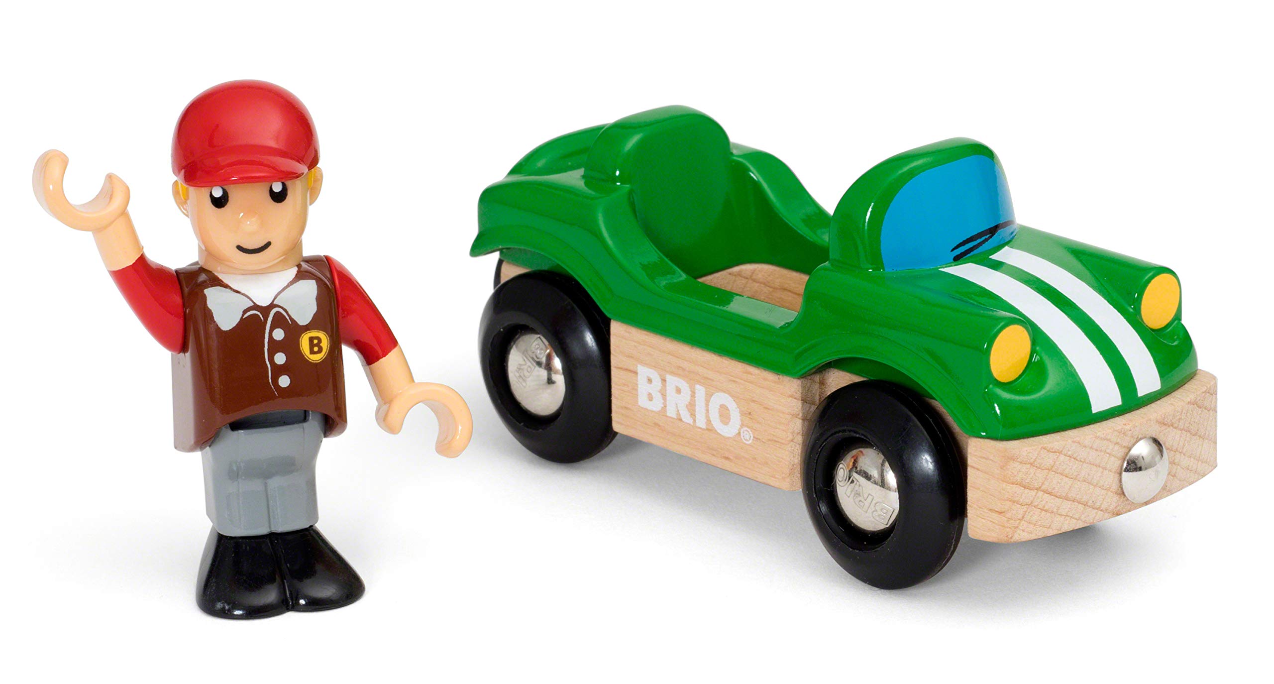 BRIO 新品　車　おもちゃ ブリオ ビッググリーンアクション機関車 33593 (鉄道おもちゃ