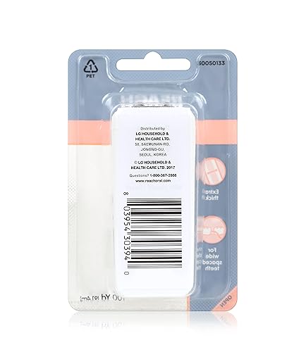 Miniatura 8 de Reach Hilo dental encerado con cinta dental, eliminación eficaz de placa, superficie de limpieza extra ancha, resistencia a la trituración y