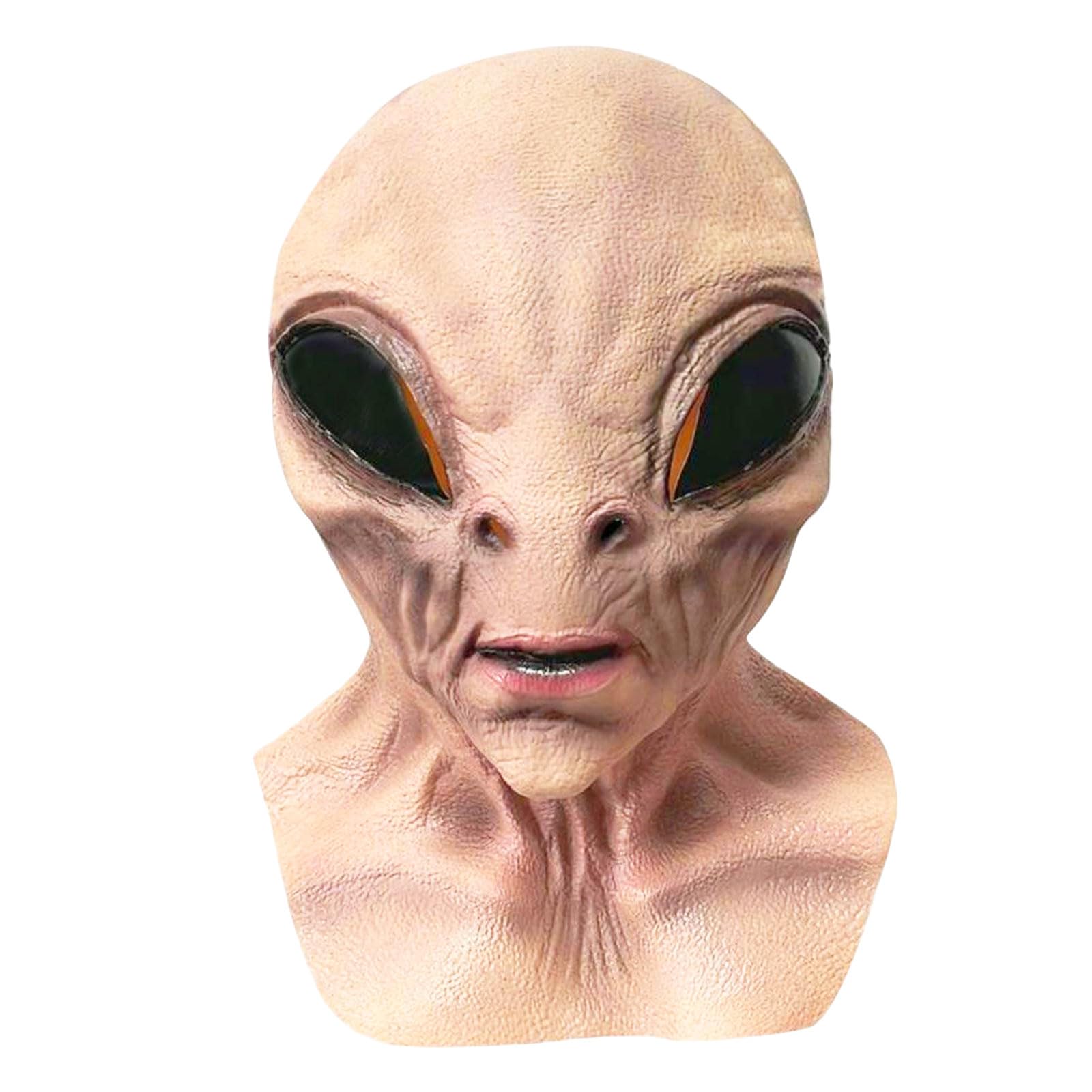 Alien Mask Scary Latex Realistic UFO Alien Face Masks for Halloween Carnival Cosplay Party Props