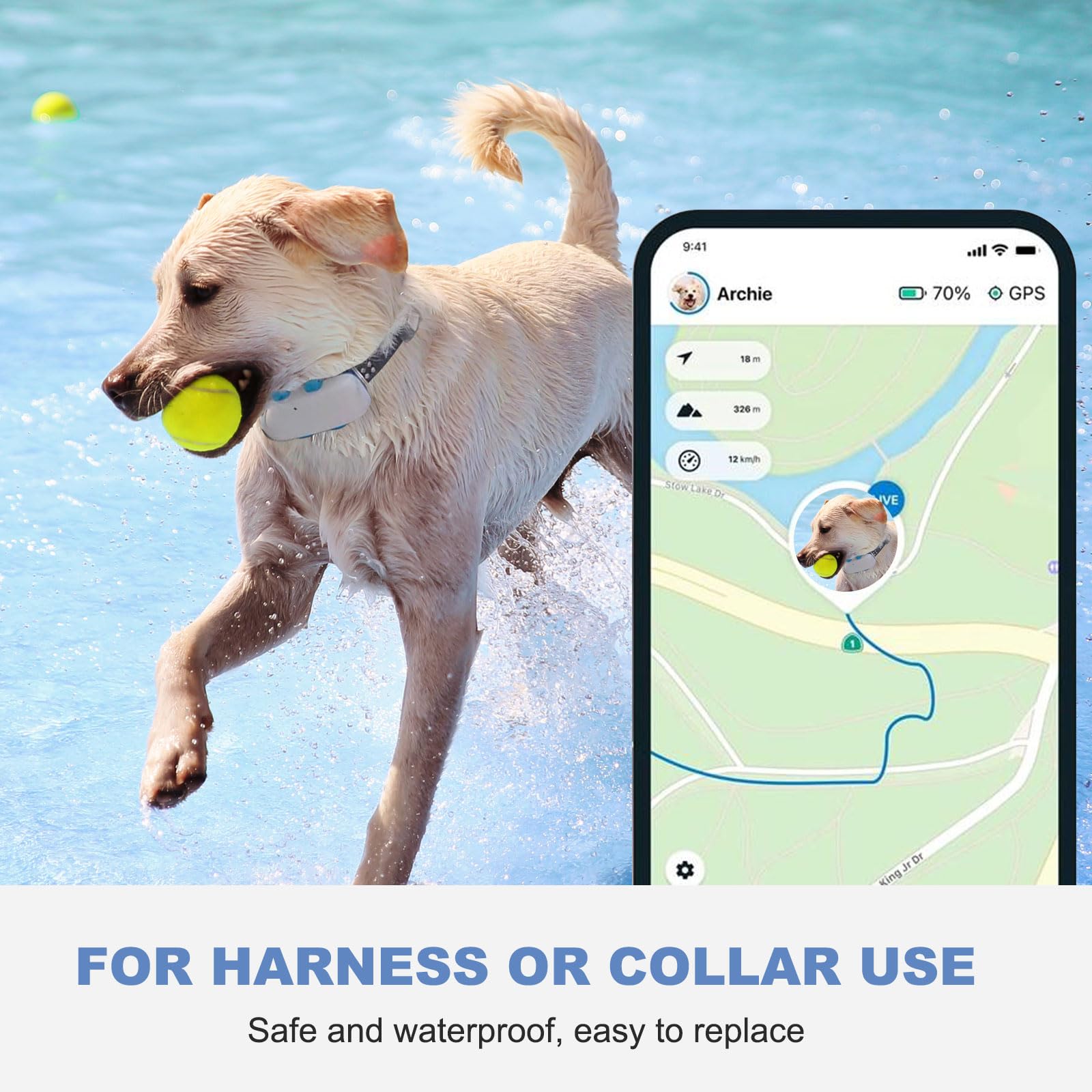 Amazon.co.jp: 犬用GPSトラッカー ラバークリップ Tractive GPS対応 犬