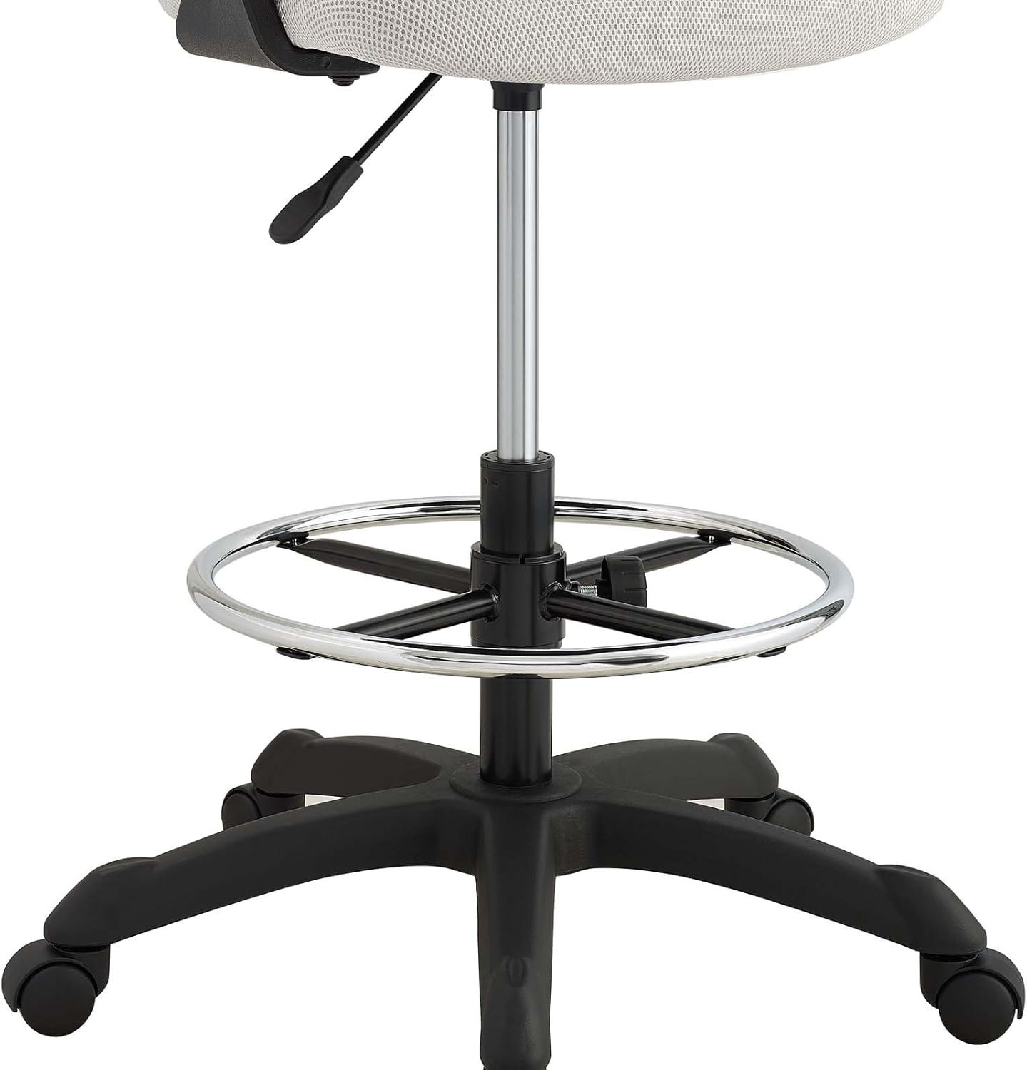 Modway Thrive Drafting Chair - Tall Office Chair for Adjustable Standing Desks in Gray