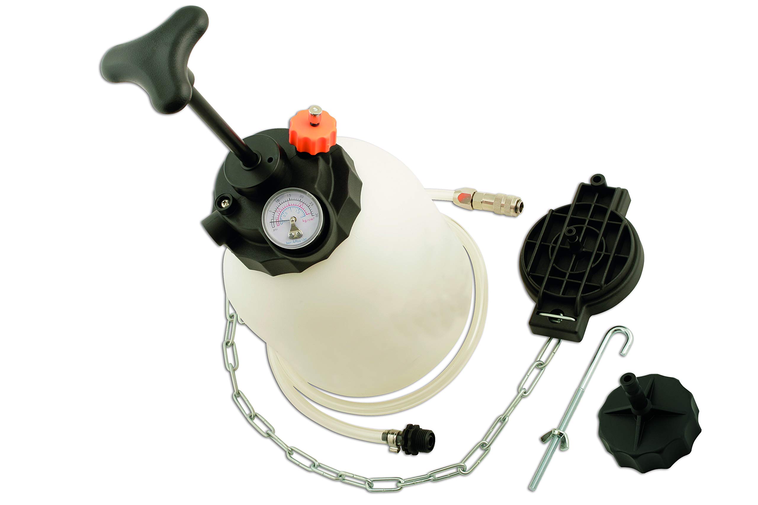 Laser 5642 Manual Brake Bleeder with Universal Adaptor