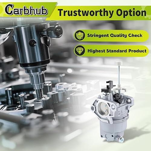 Miniatura 3 de Carbhub RY906500S Carburetor Fit for Ryobi RY906500S 6500 8125 Watts Generator, RY906500S Carburetor, Huayi RY906500S Carburetor