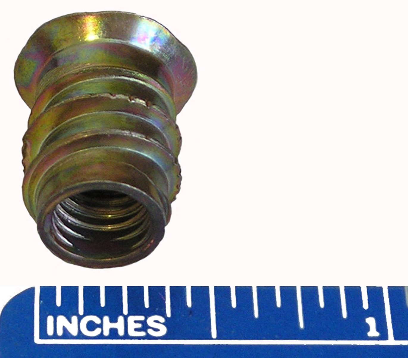 M8 8mm x 1.25 Metric Threaded Steel Insert (25 Pieces)