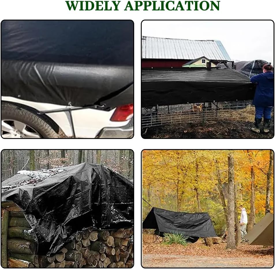 Heavy Duty Tarp Cover 13×13FT All Purpose Waterproof Tarps Cover