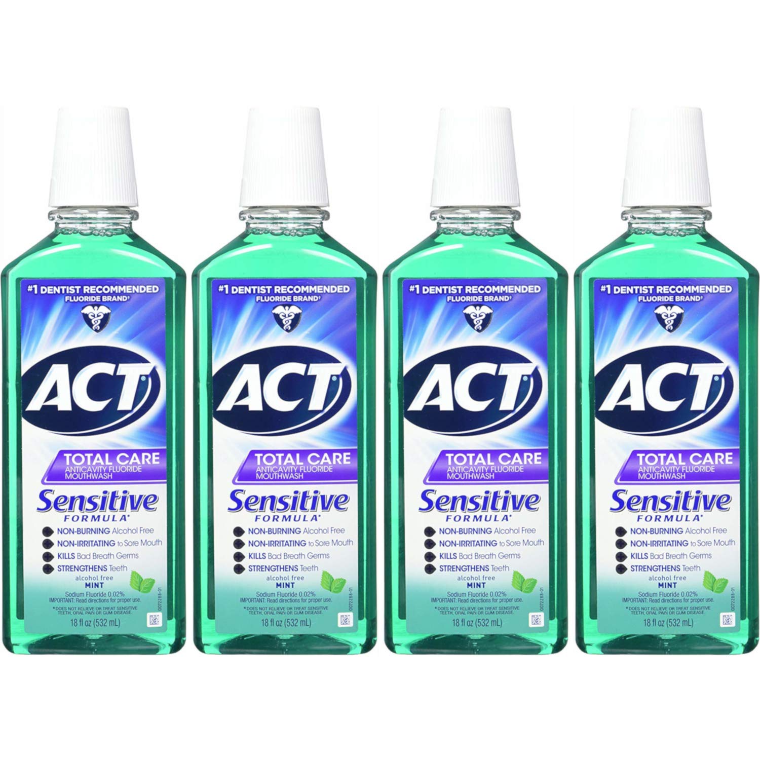 Buy Act Total Care Mild Mint Anticavity Fluoride Sensitive Mouthwash