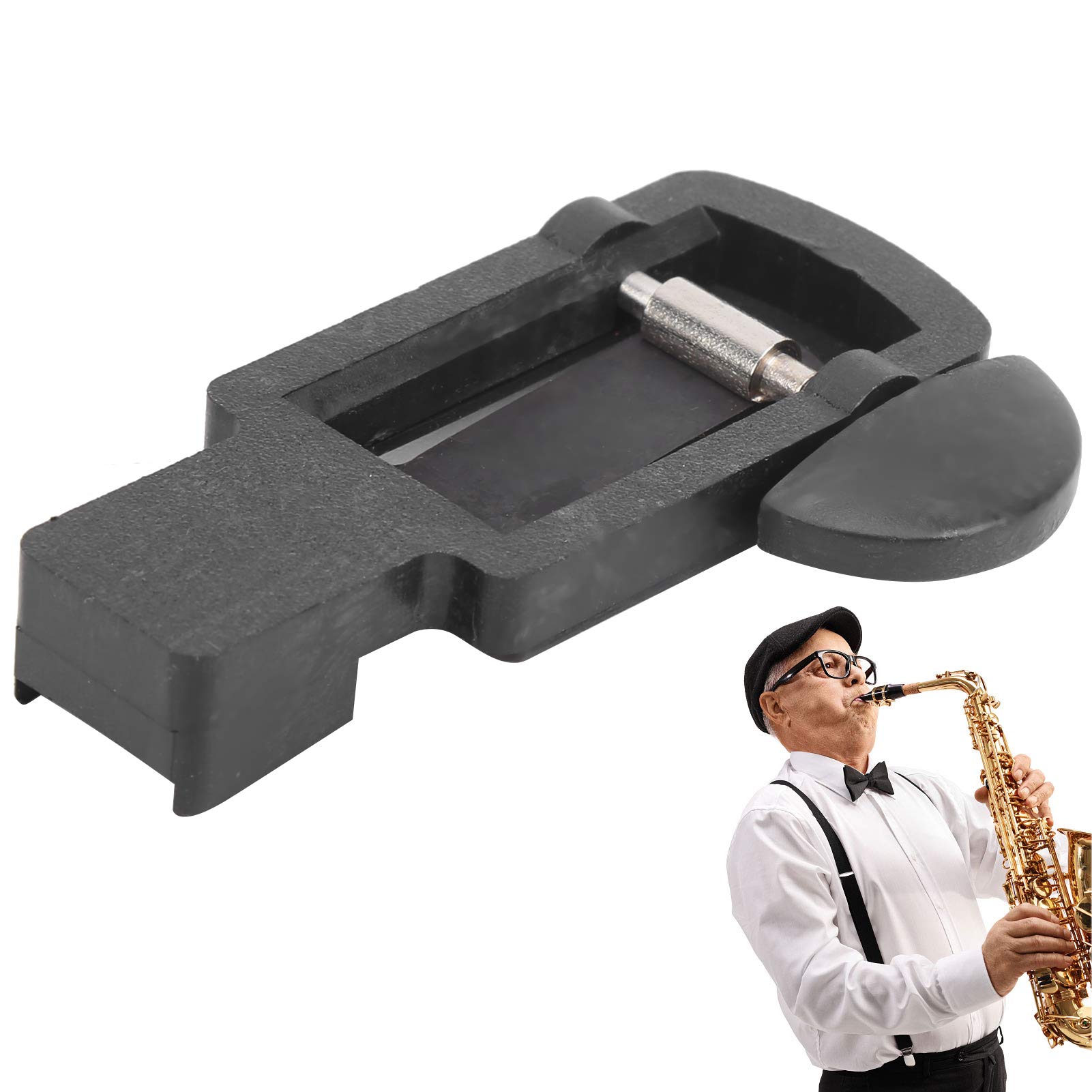 Coupe-Anche Saxophone Professionnel - Outil Réglage Anches Sax Alto/Ténor, Clarinette - Matériau Résistant - Compact Et Léger - 4