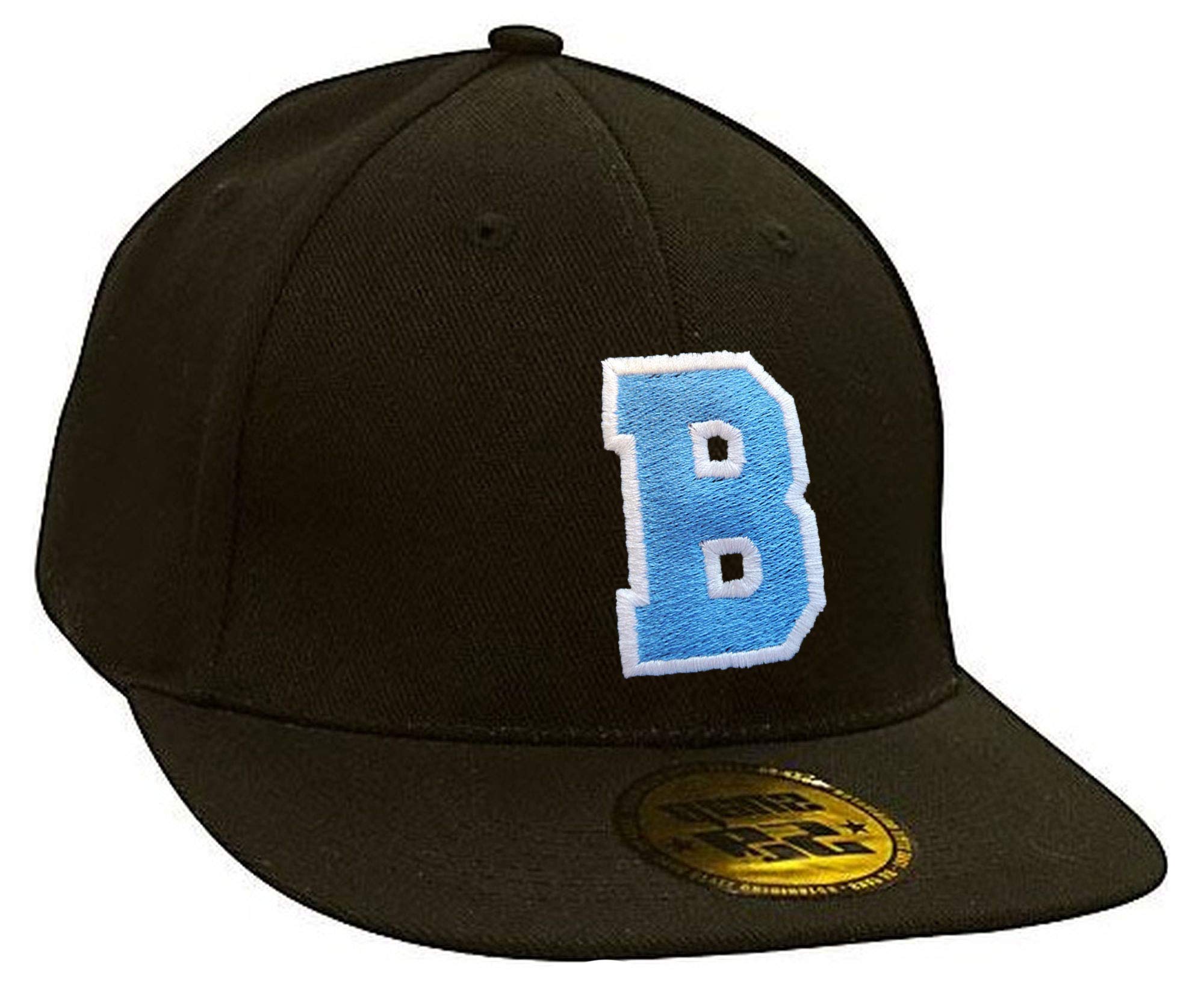 Morefaz Women's B Casual Snapback Aseball Cap A-Z Letter Alphabet Embroidered Uk Hat Caps Adjustable Strap Snap Ack (B)