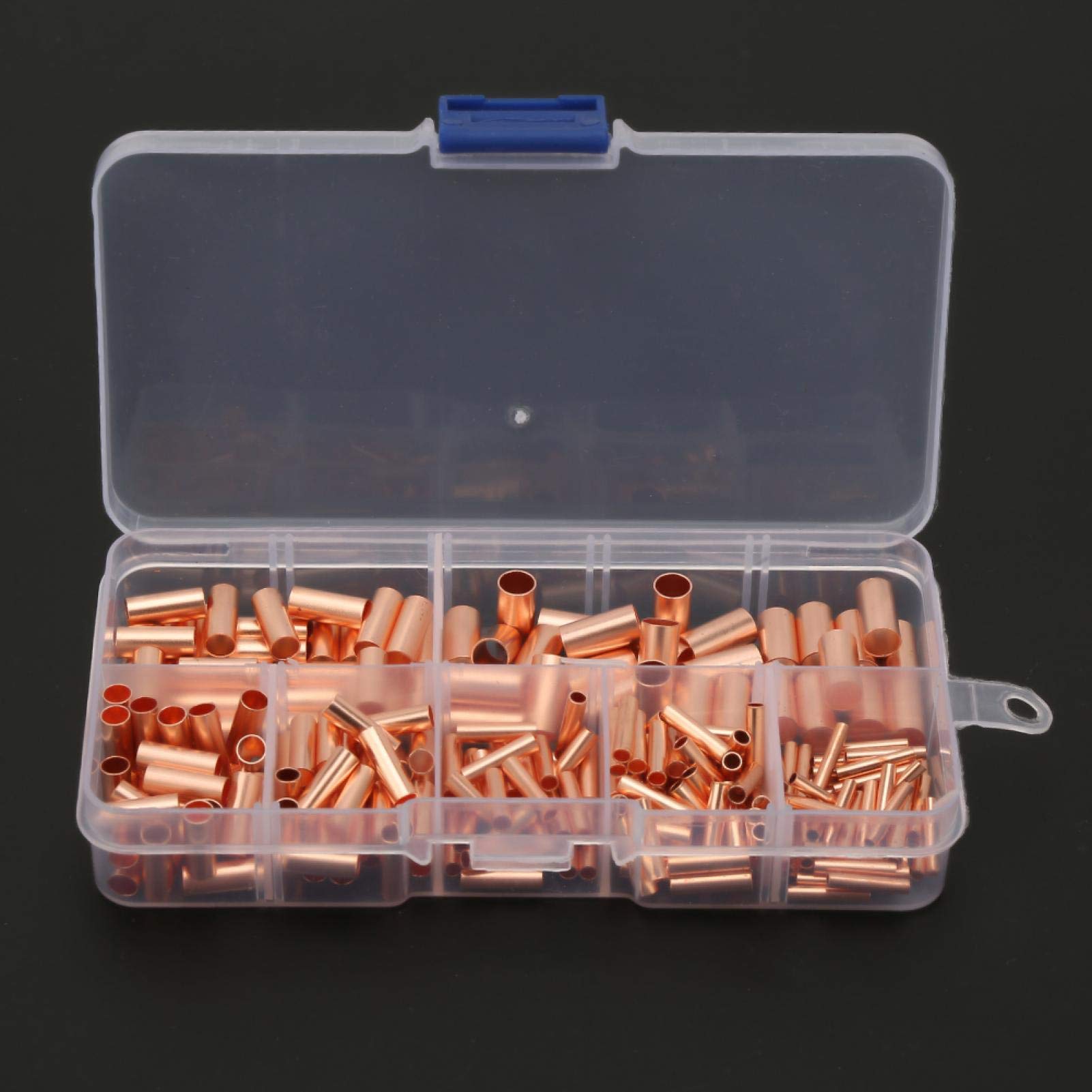 Kit De 250 Connecteurs De Tube En Cuivre - 7 Tailles, Pour électricité DIY, Soudure Et Sertissage