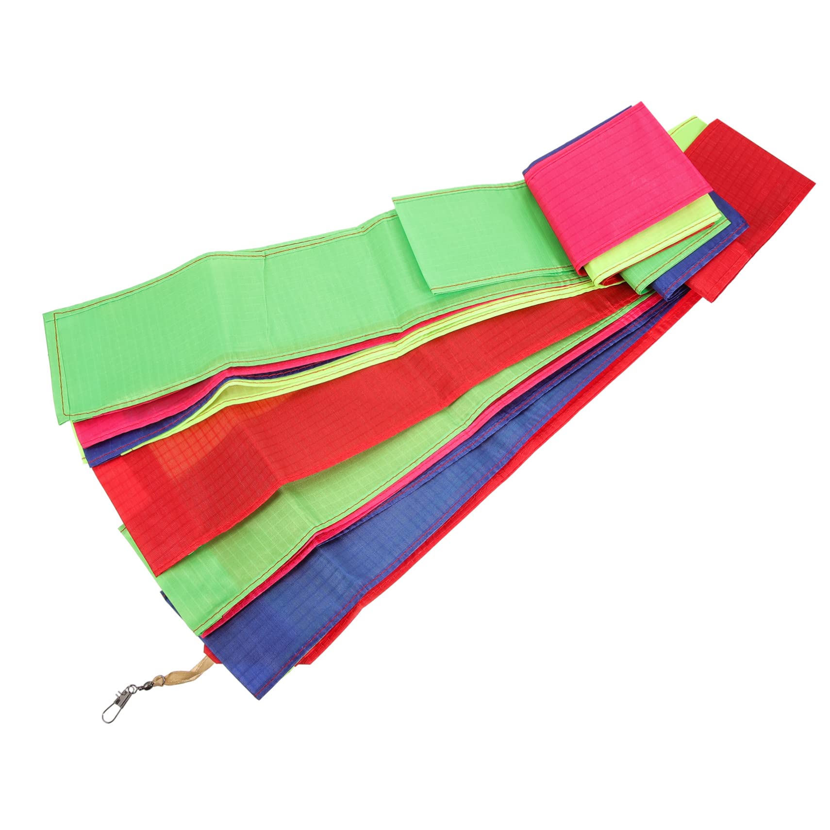 Milisten Colorful Kite Tail Accessories Rainbow Streamers for Outdoor Games Parties for Kite Flying DIY Decor and Vibrant Outdoor Fun