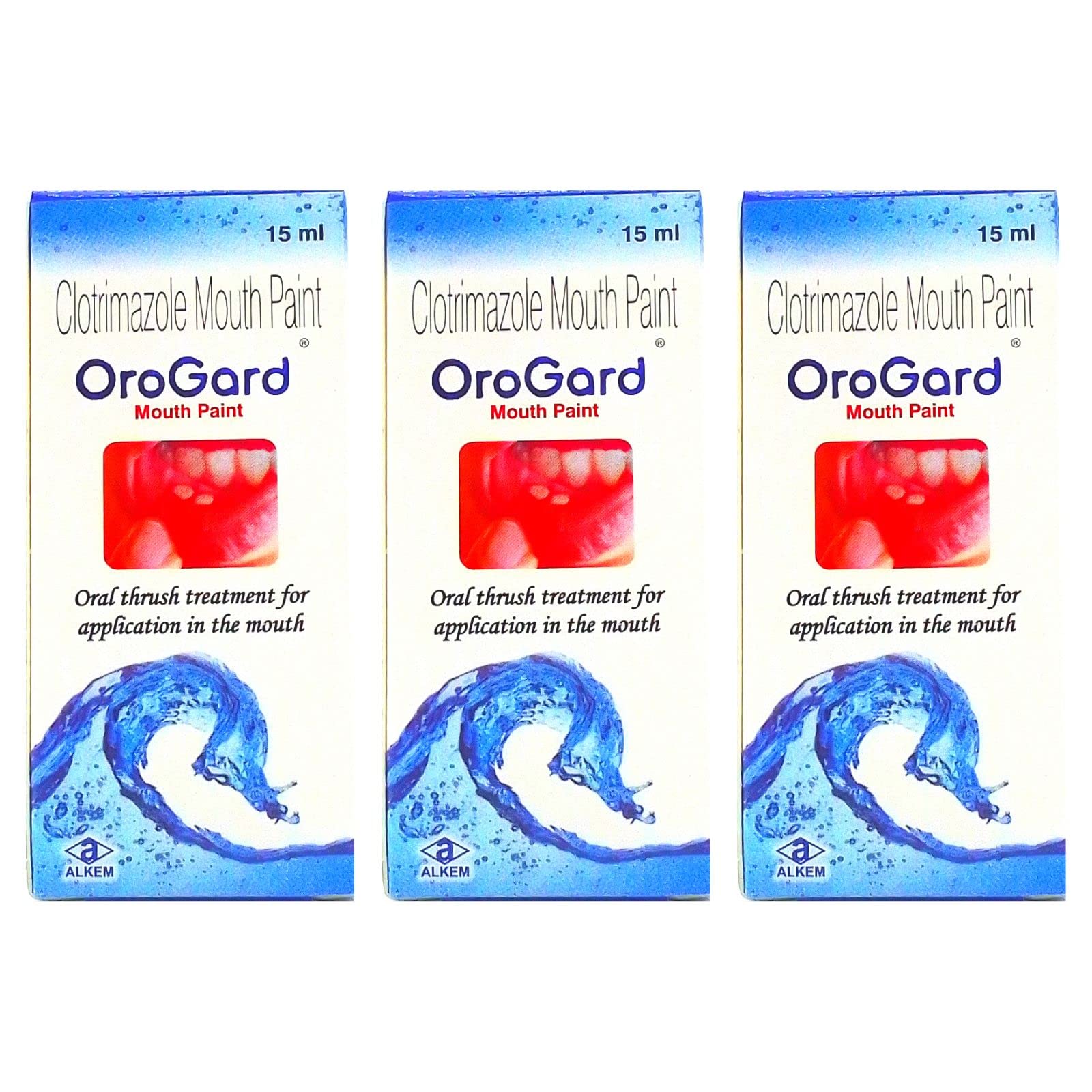 Buy Orogard Mouth Paint Oral thrush for Fungal infections of mouth.(PACK OF 3) Online at
