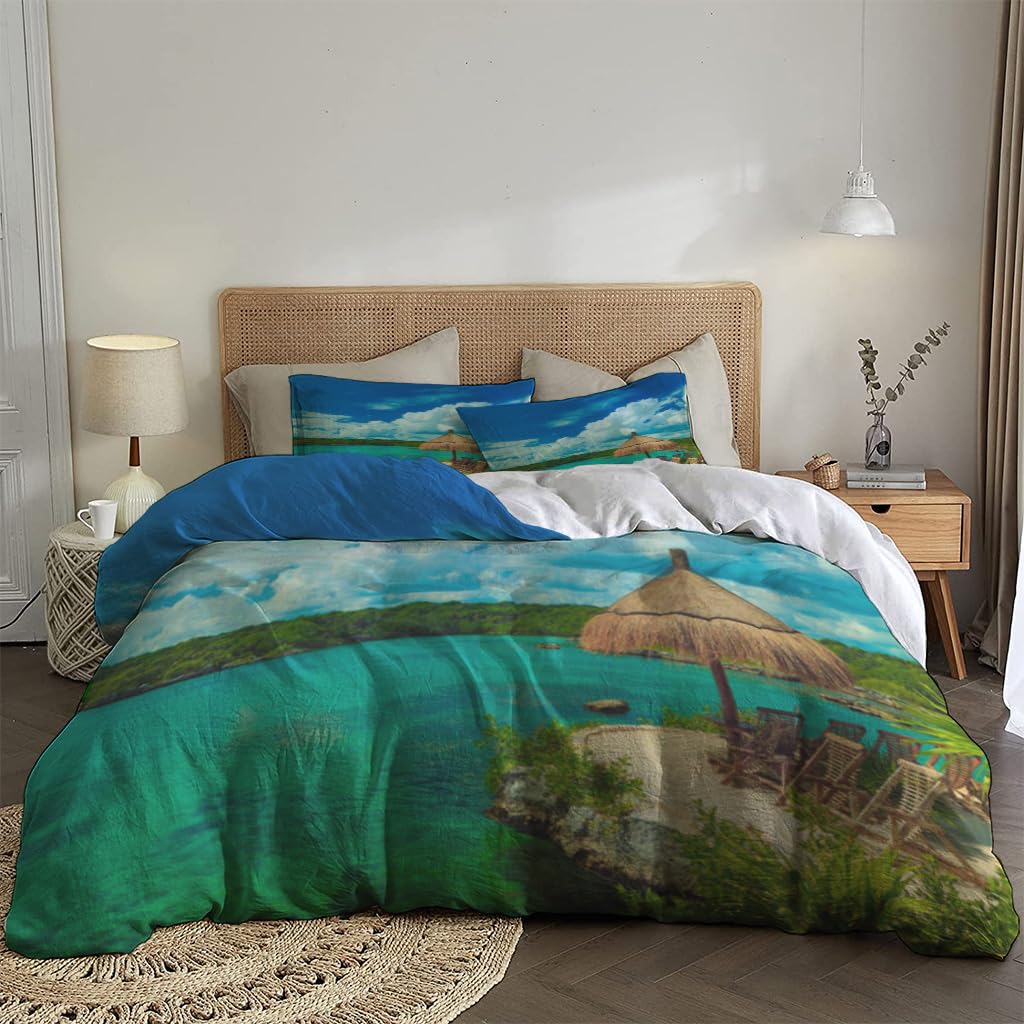 NIBAINLO 布団カバービーチ 肌に優しい ピーチスキン加工 掛け布団カバー 和式 洋式 あったか 布団カバーセット リバーシブル ホームステイ ホテル 家庭兼用