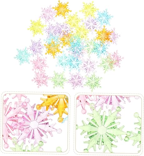 Miniatura 2 de VOSAREA 4pcs 1 Sea Life Toys mariposas decorativas tablescape Decoración Conchas de mar para decorar mini copo de nieve mesa de invierno dispersión