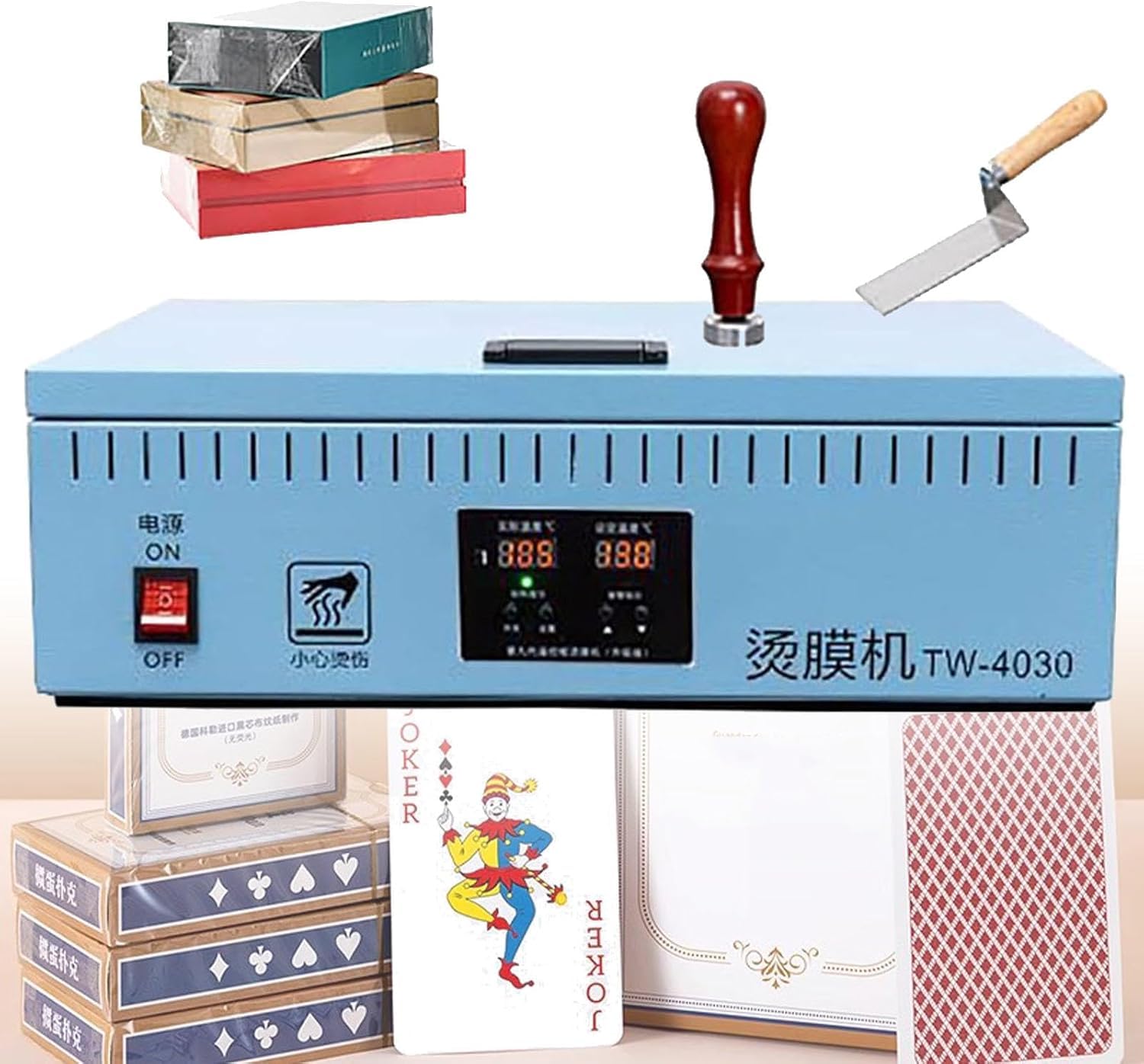 Myftnp 1200W Cellophane Overwrapping Machine, Heating Sealing Machine With Remote Control, Cellophane Wrapping Machine, For Cigarette, Perfume, Cosmetics, Poker Box, Pvc Film