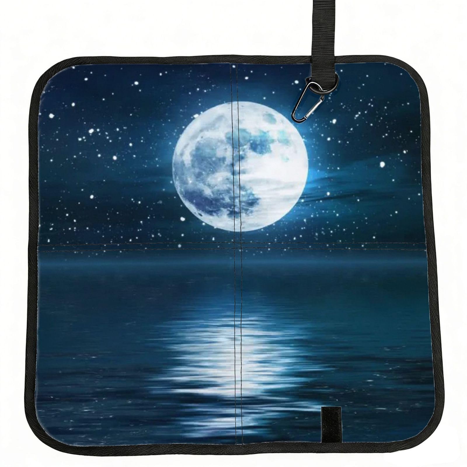 ERCgad Night Sky Print Foldable Seat Cushion Portable Chair Pad Lightweight Travel Outdoor Office Home